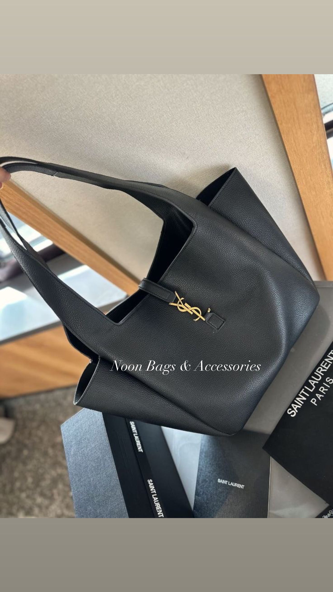 Y S L large tote bag