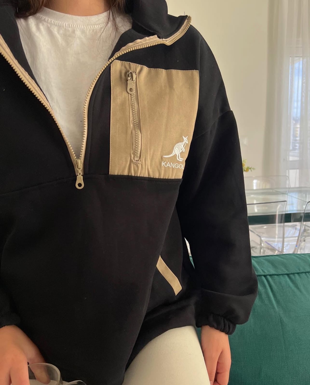 Sweatshirt with Half Zip