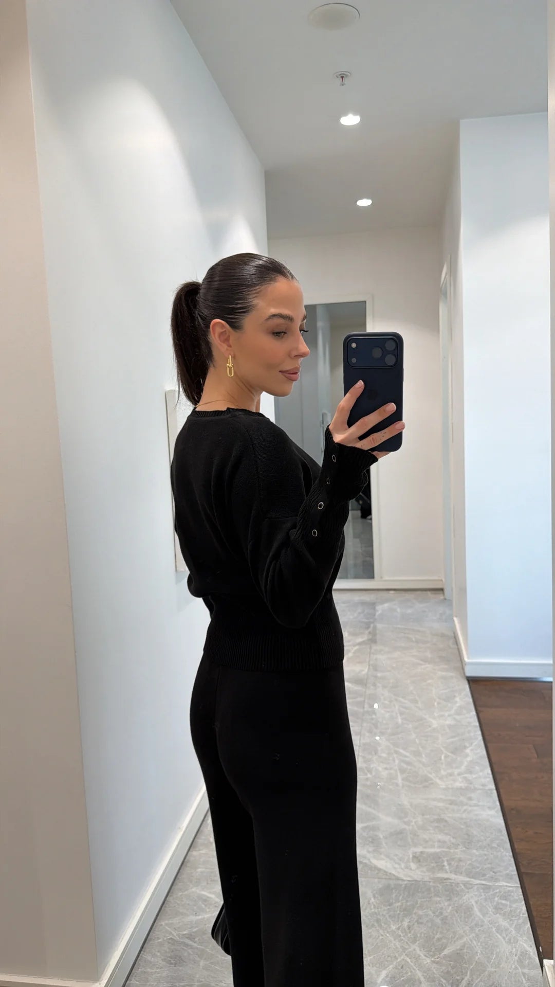 WAIST DETAIL TWO-PIECE KNITTED SET