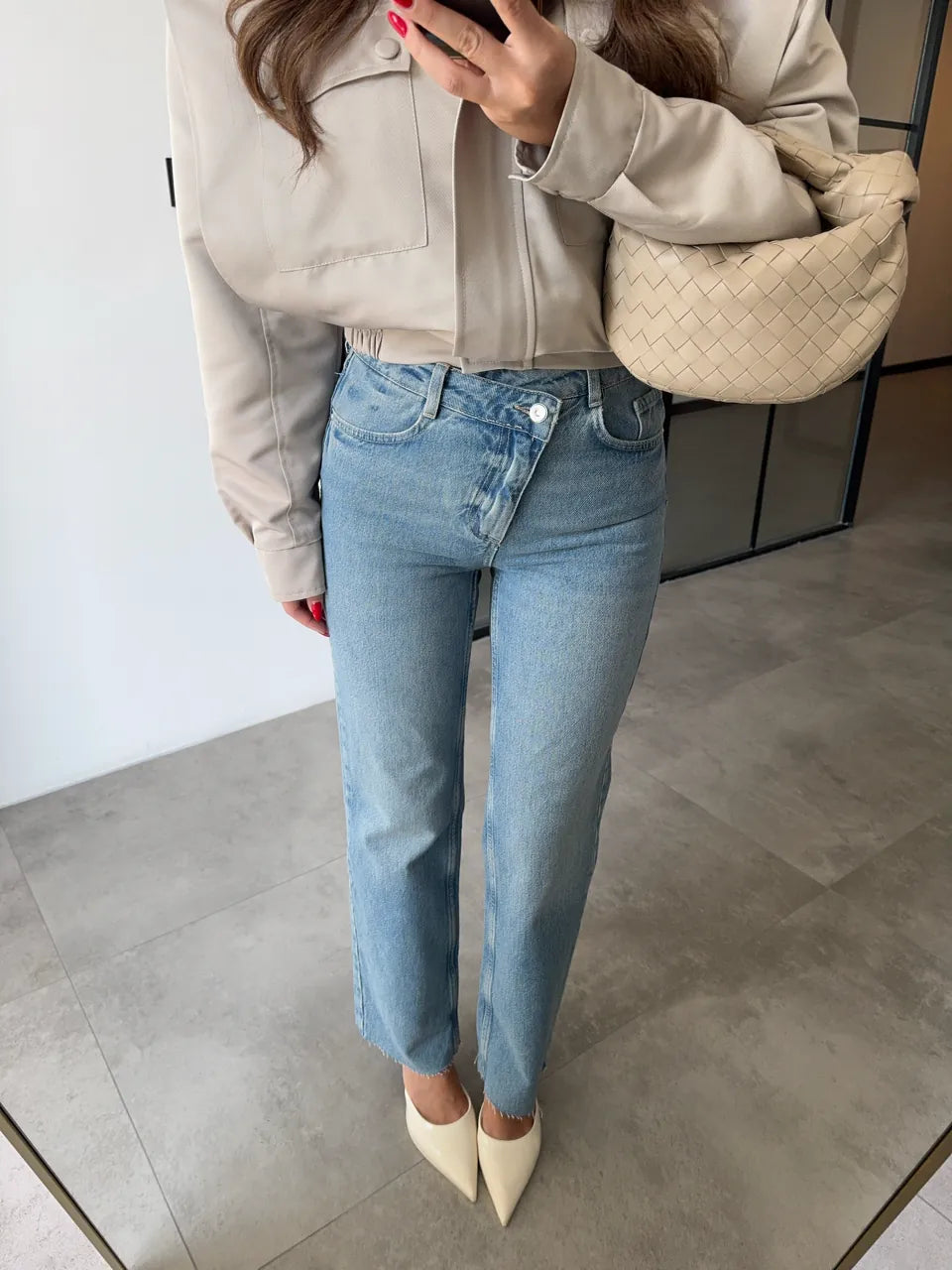 Zara straight leg jeans