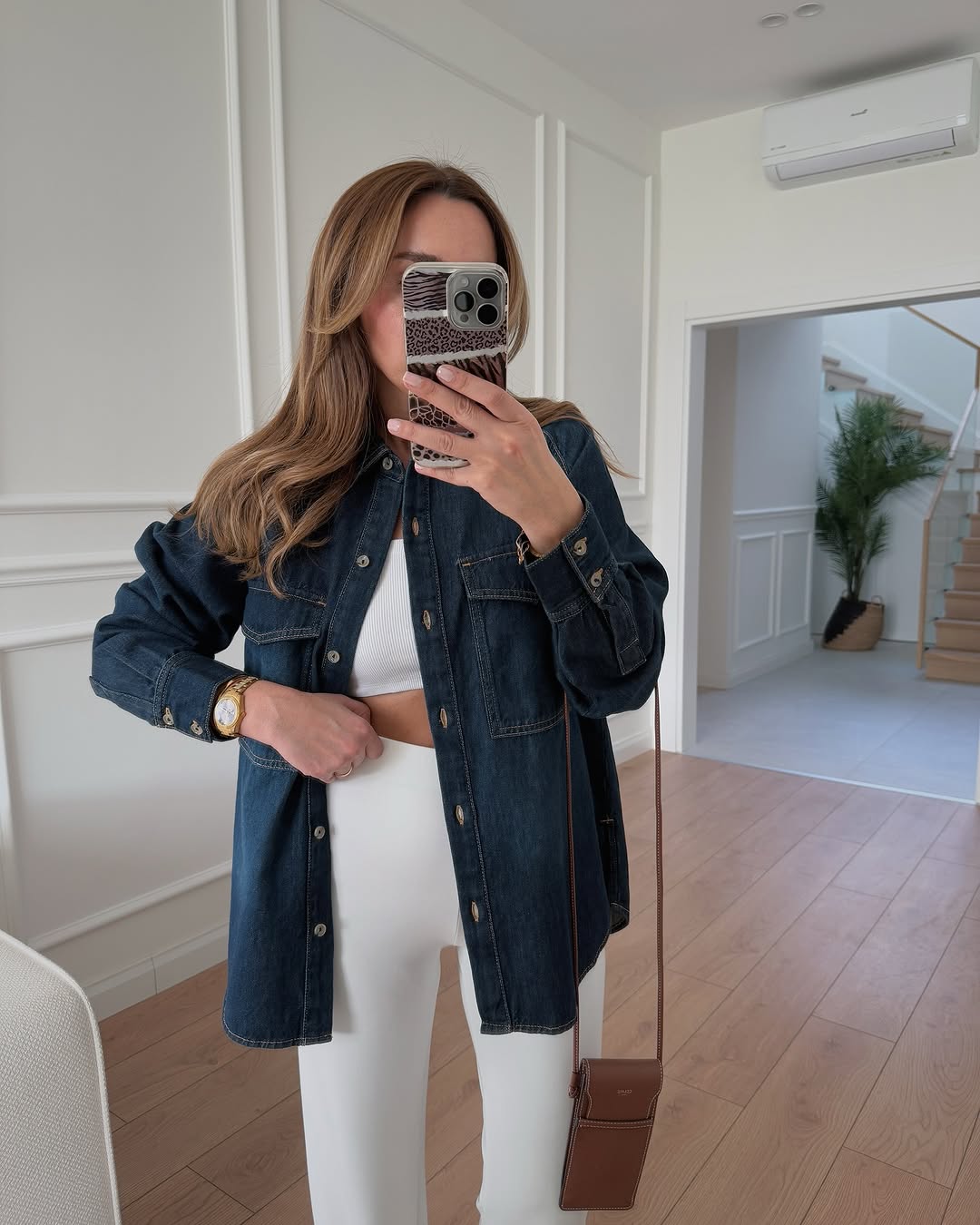 Massimo dutti jeans overshirt