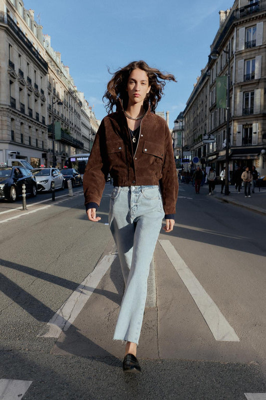 Zara straight leg , High rise, ankle jeans