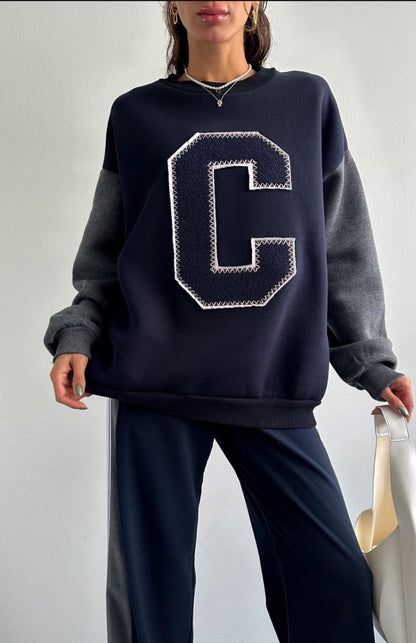 Contrast Sweatshirt