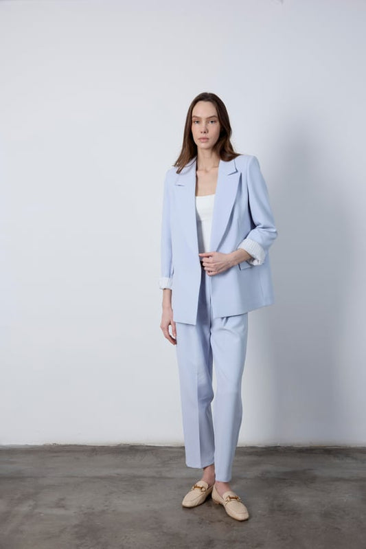 Oversize blazer, mom fit Trouser suit