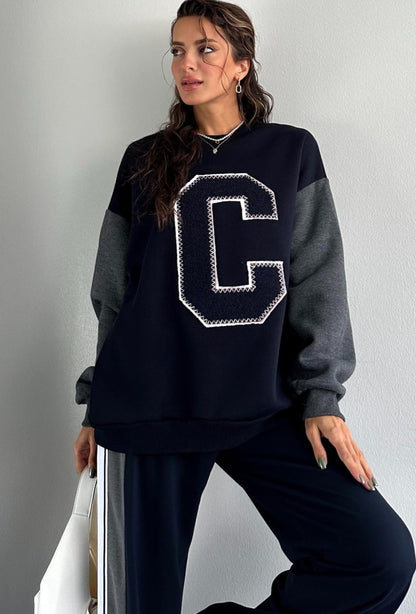 Contrast Sweatshirt