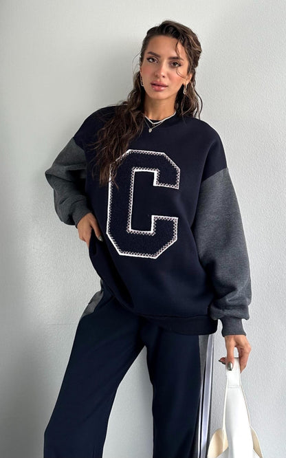 Contrast Sweatshirt