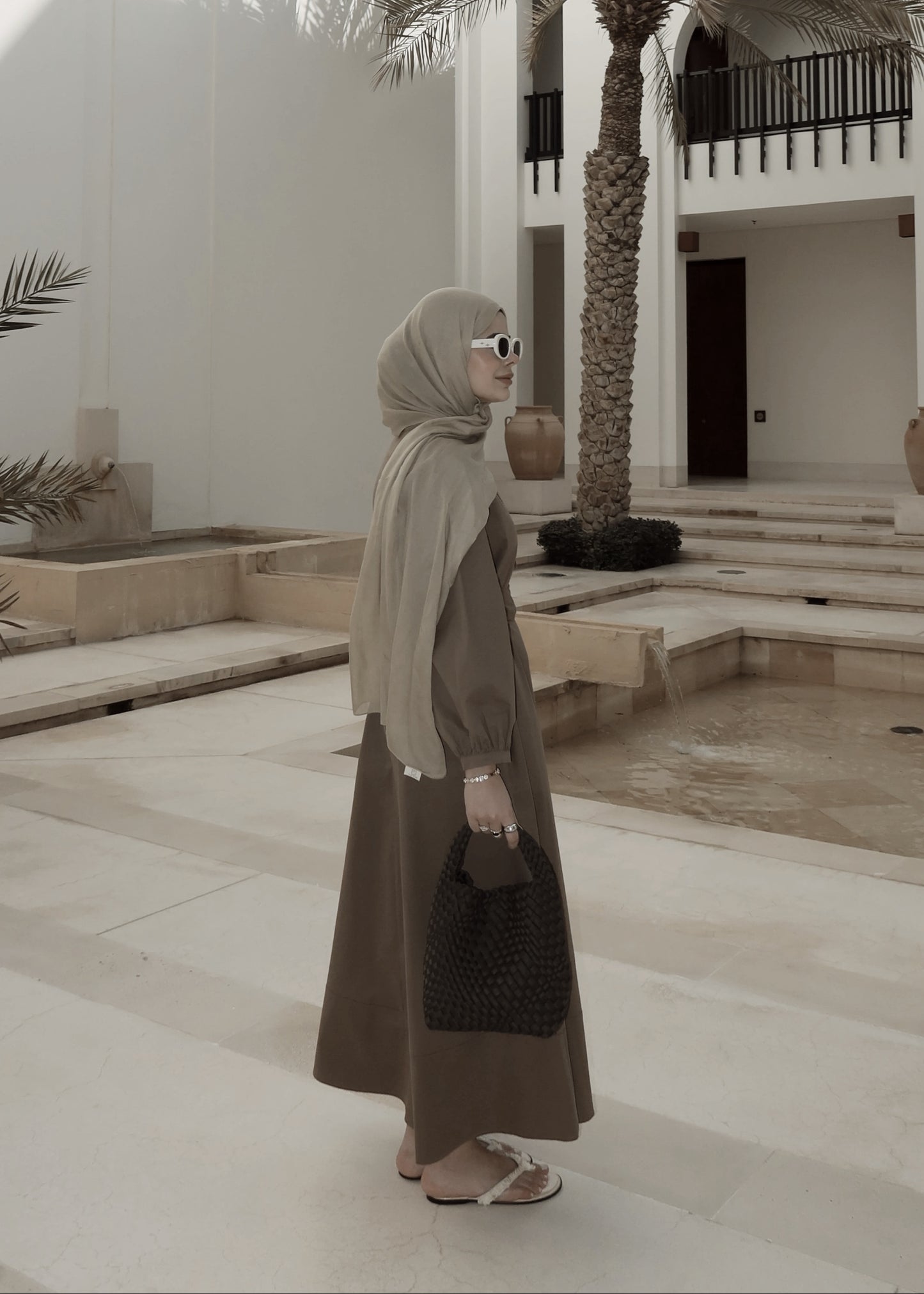 Button Dress with belt