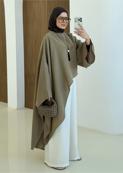 Zara Asymmetrical Blouse White