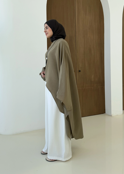 Zara Asymmetrical Blouse White