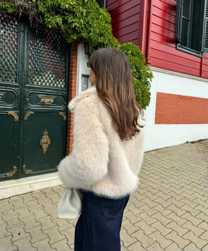 Faux Mink Fur Jacket