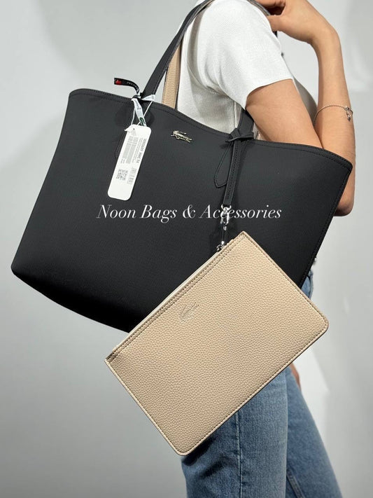 Lacoste double sided tote bag