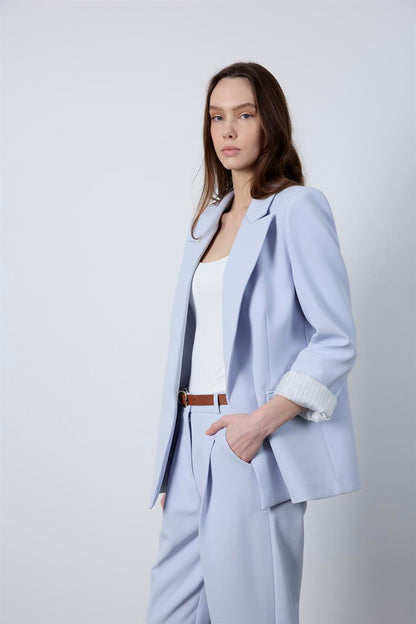 Oversize blazer, mom fit Trouser suit
