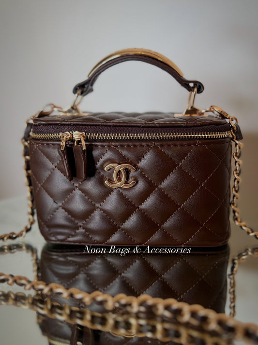 Chanel makeup bag