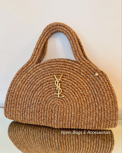 Ysl straw clutch