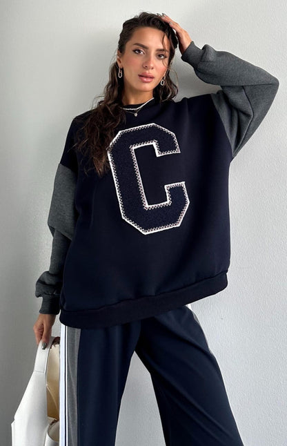 Contrast Sweatshirt