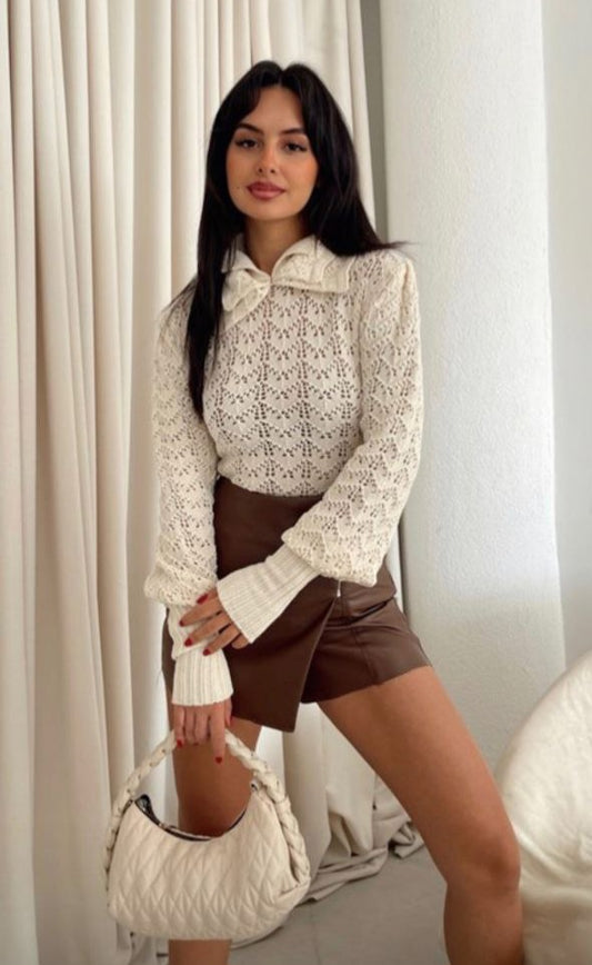 openwork Knitted jumper