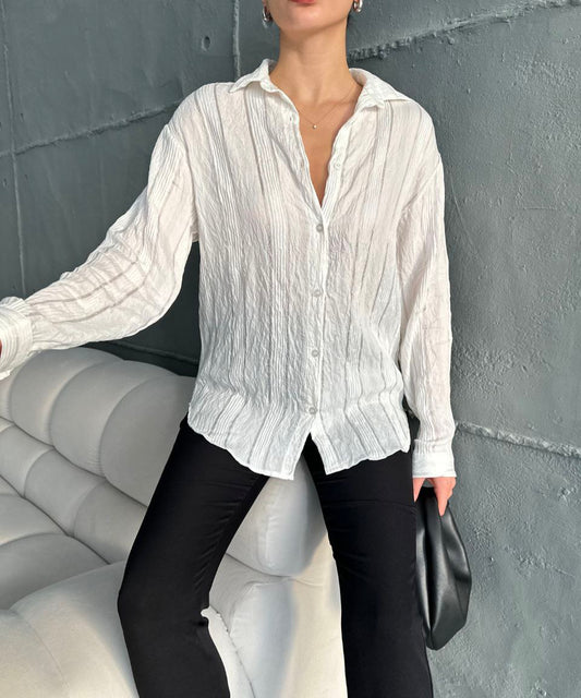 Striped patterned shirt