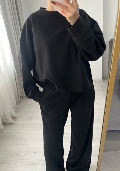 Oysho cotton tracksuit ( black )