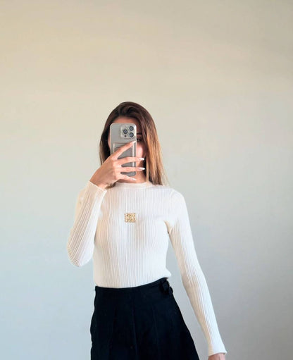 Loewe knitted blouse