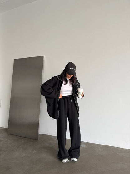 Premium fleece cotton oversized tracksuit