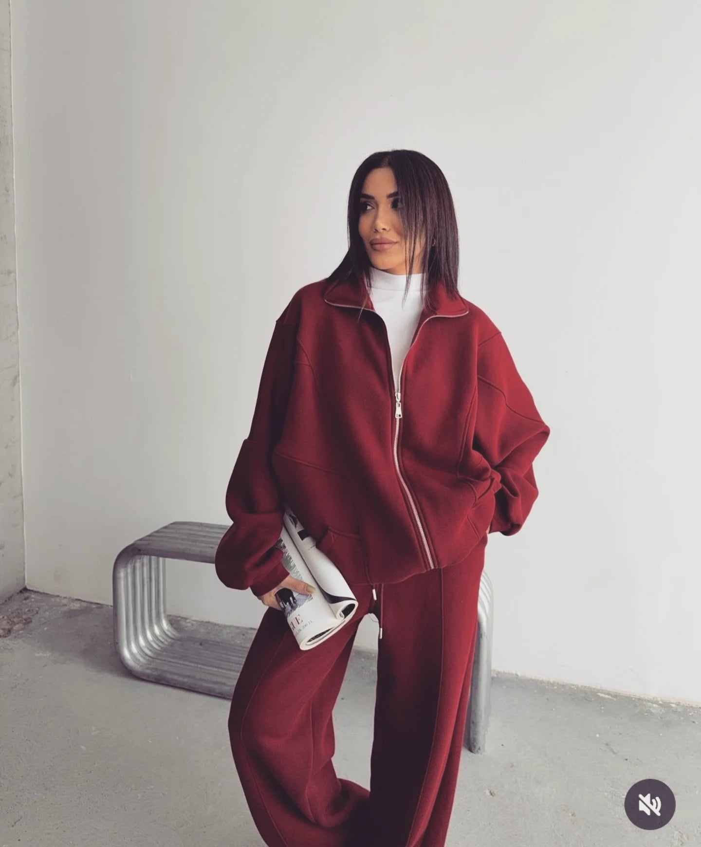 Premium fleece cotton oversized tracksuit