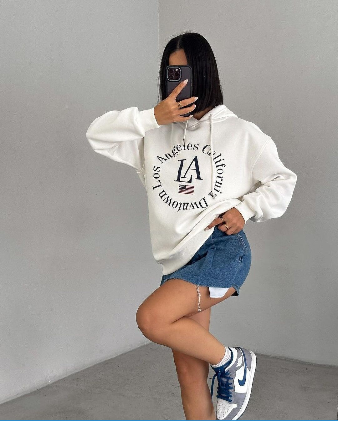 LA oversized hoodie
