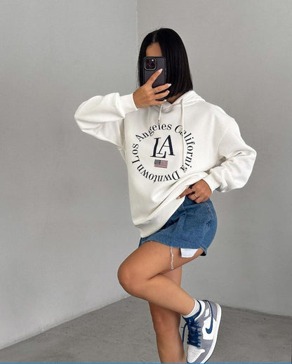 LA oversized hoodie