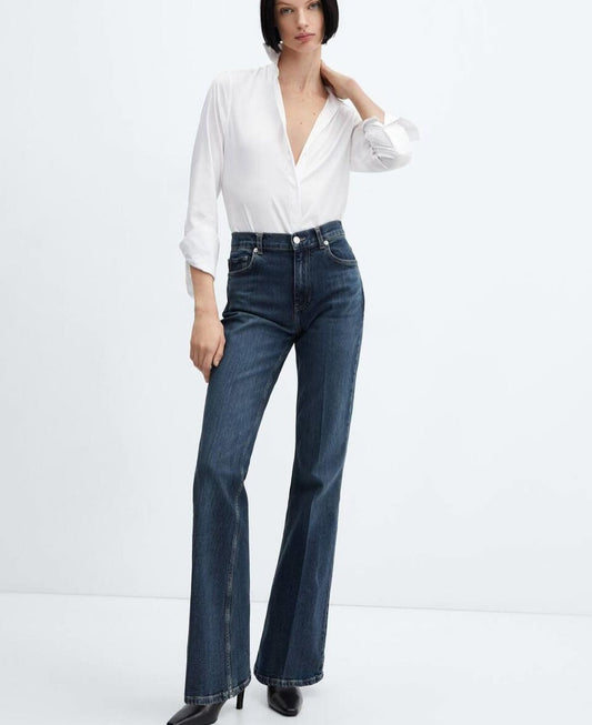 Bootcut mid rise stretch jeans
