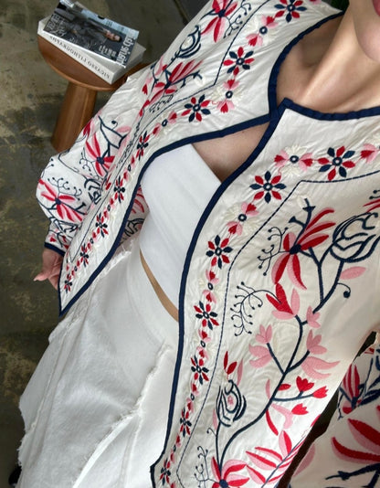 Full embroidery shirt