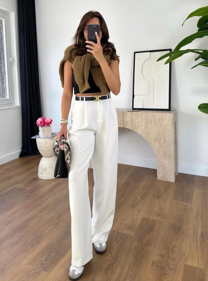 Wide leg trouser