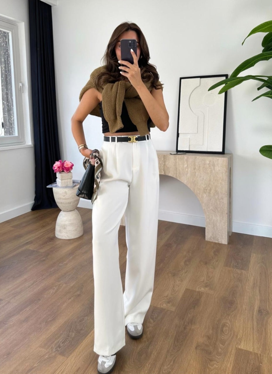 Wide leg trouser