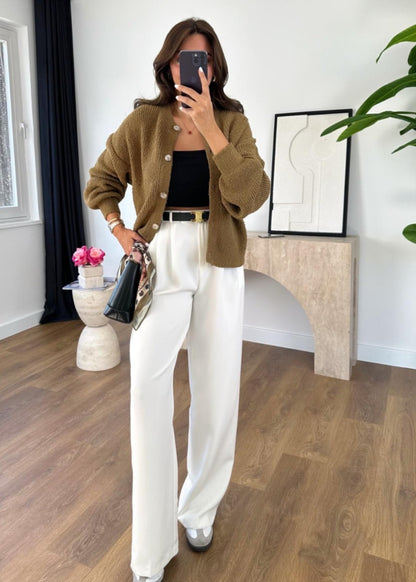 Wide leg trouser