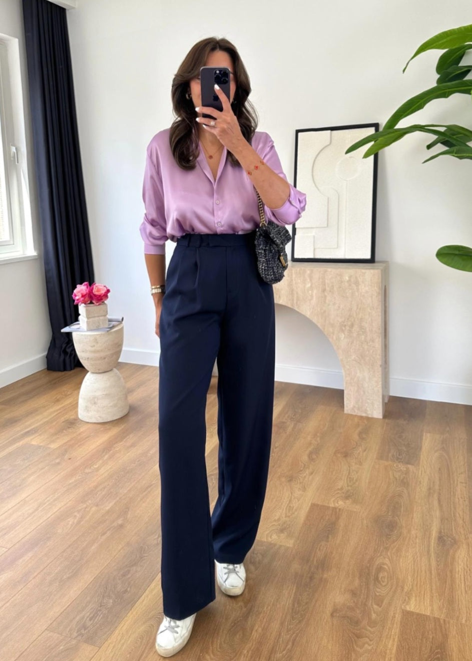 Wide leg trouser