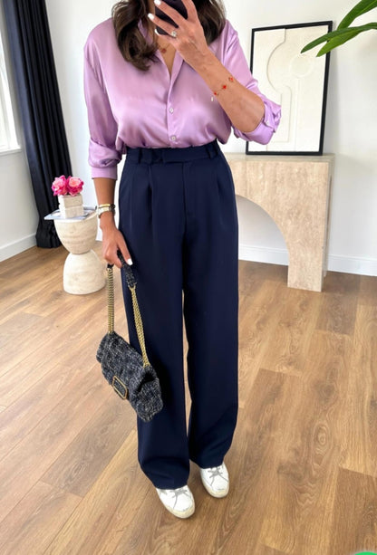 Wide leg trouser