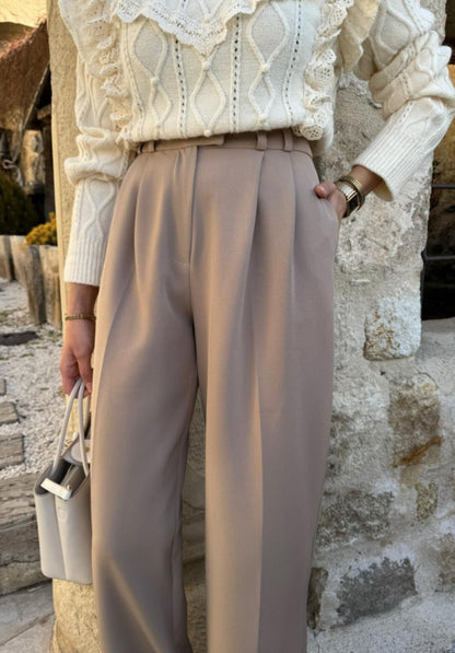 Wide leg trouser