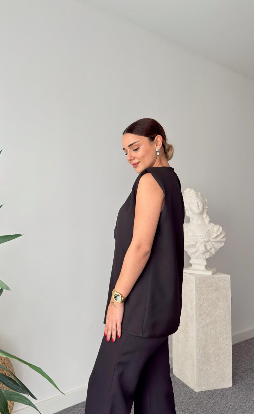 Vest with belted trouser Co-order set