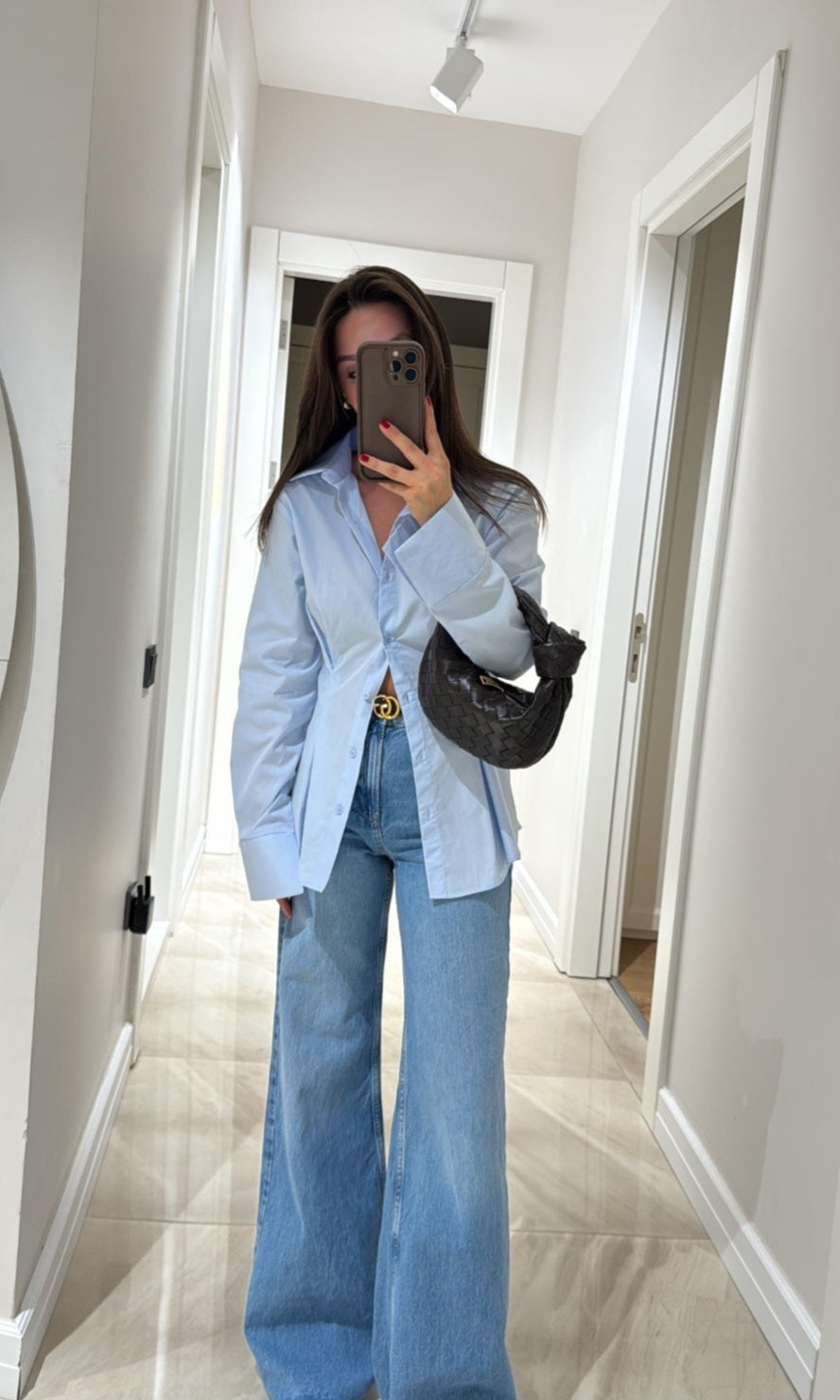 Zara wide leg mid rise jeans