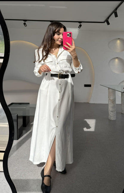 Tencil belted dress