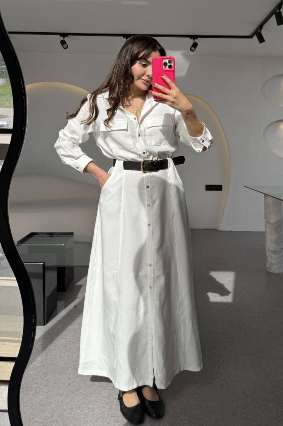 Tencil belted dress