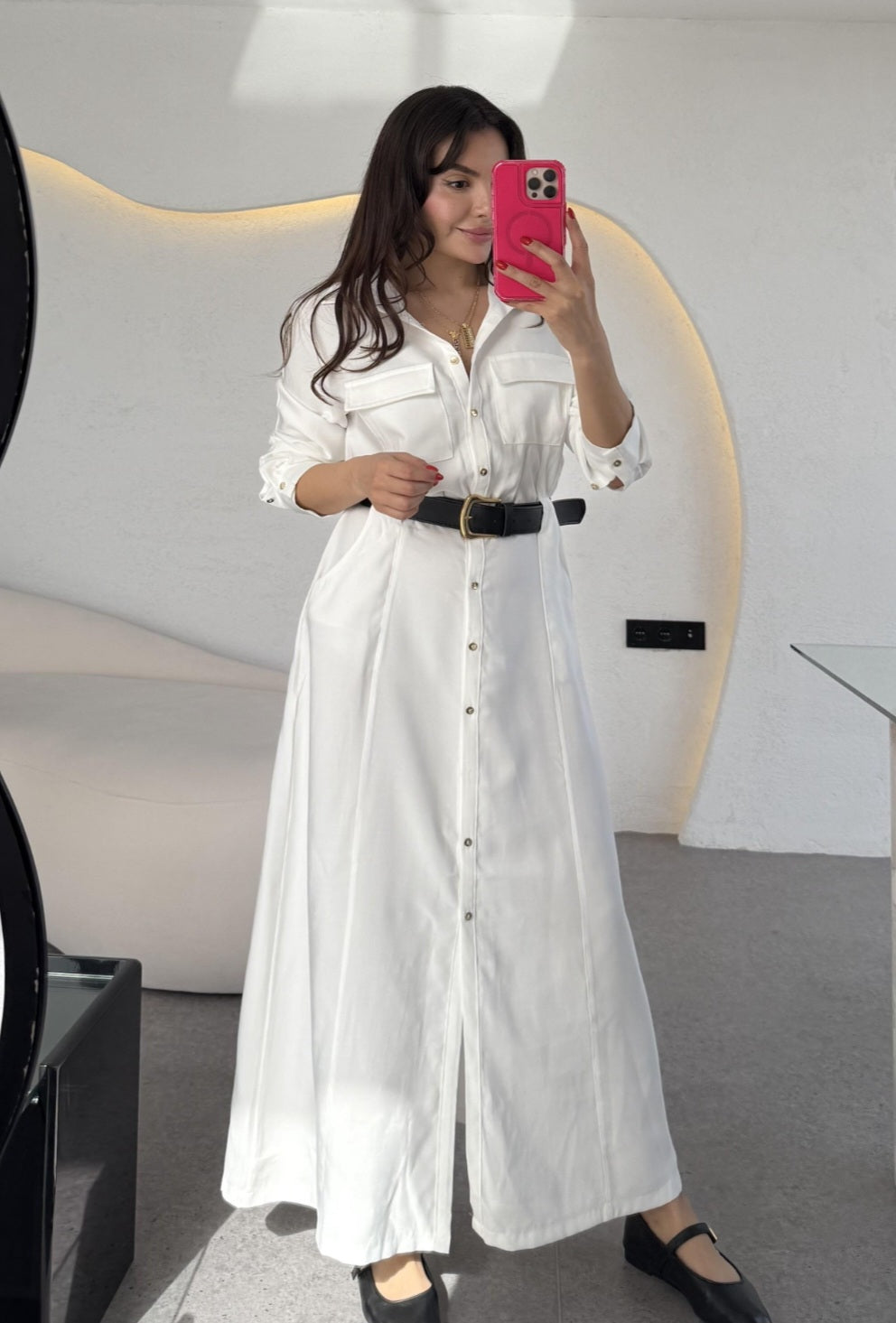 Tencil belted dress