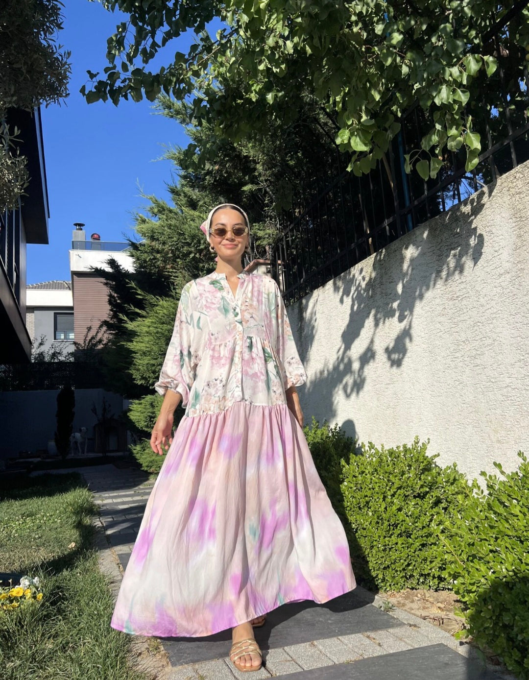 Boheme printed dress