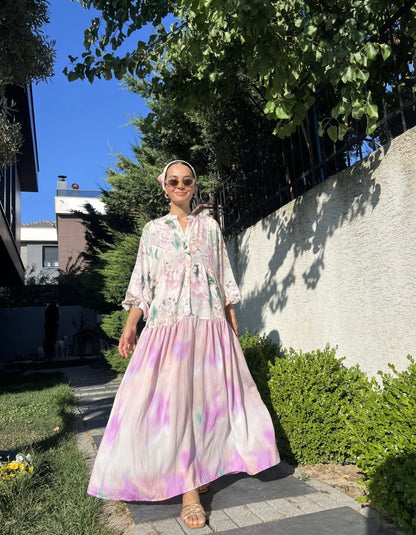 Boheme printed dress