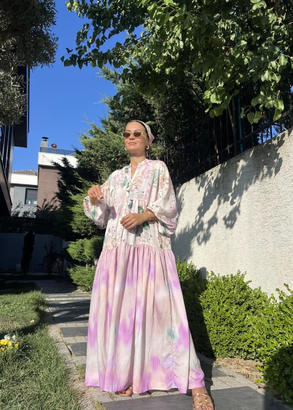 Boheme printed dress