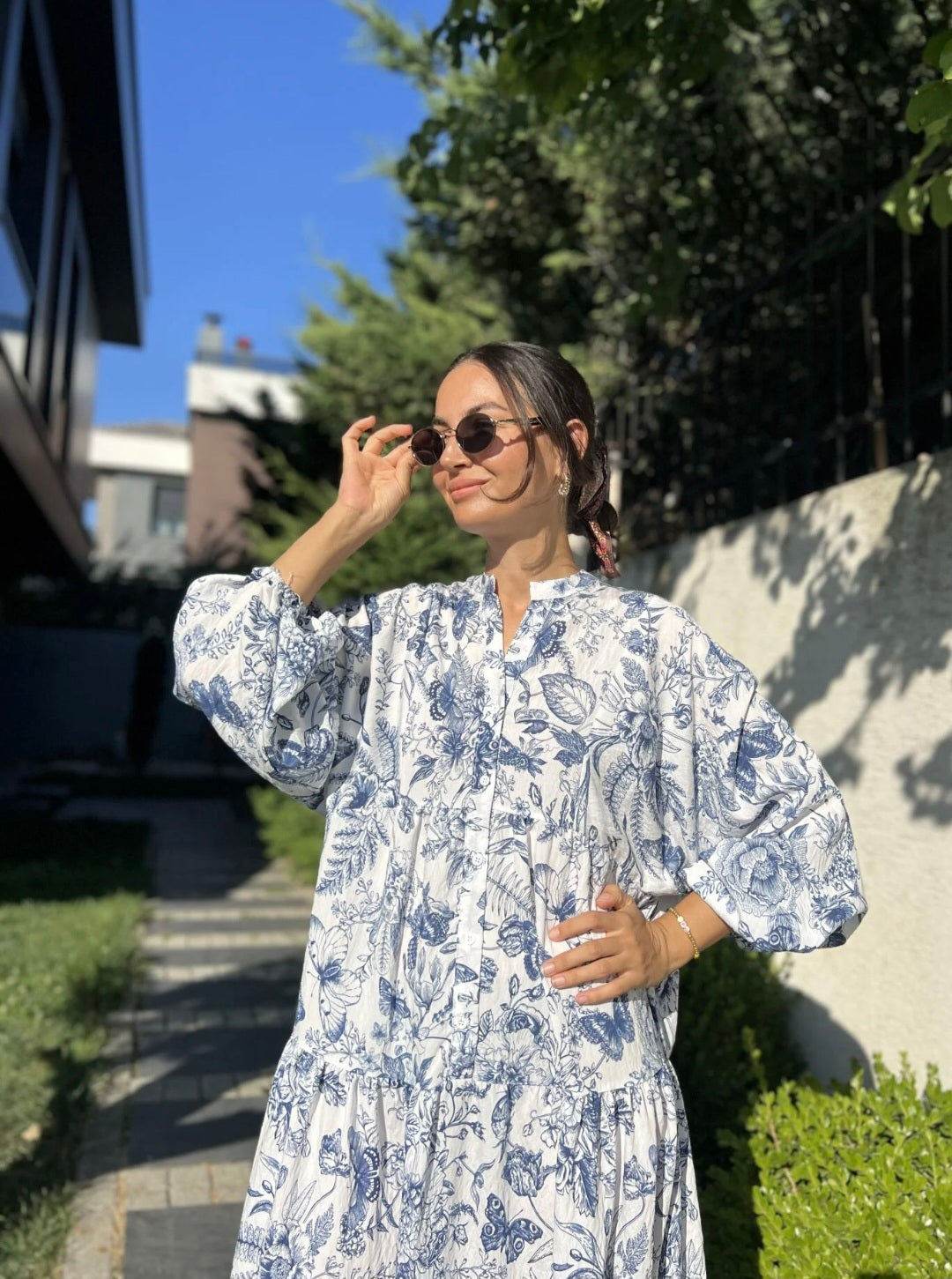 Boheme printed dress