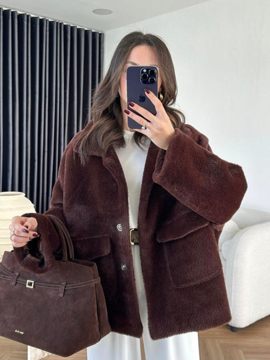Double Pocket Fur jacket