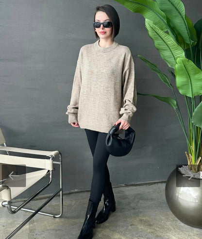 Oversized wool jumper