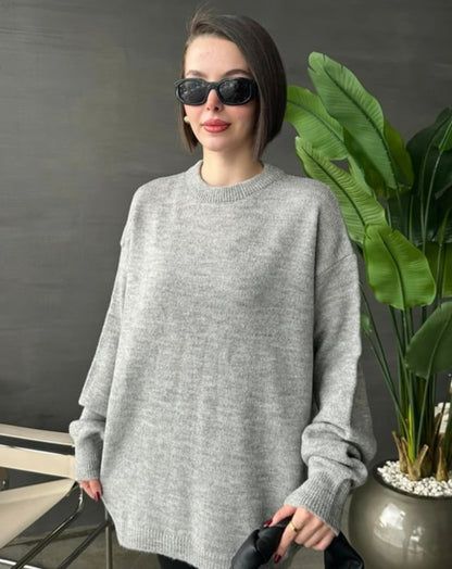 Oversized wool jumper