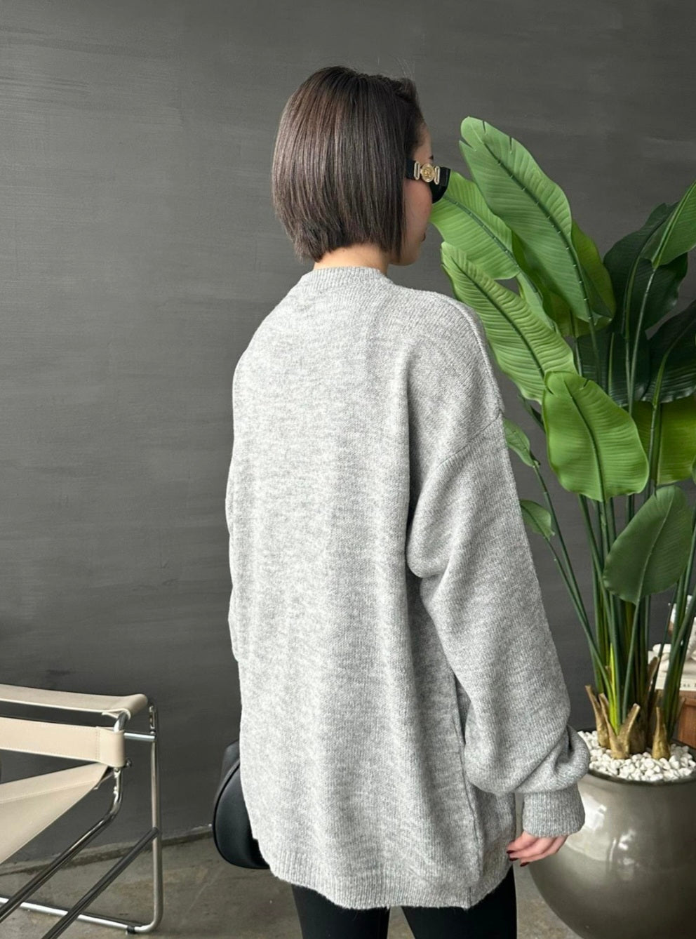 Oversized wool jumper