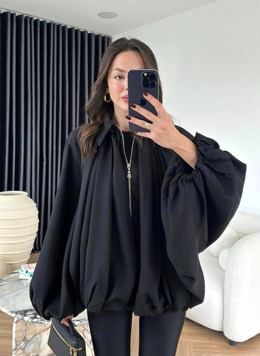 Gabardine bomber jacket