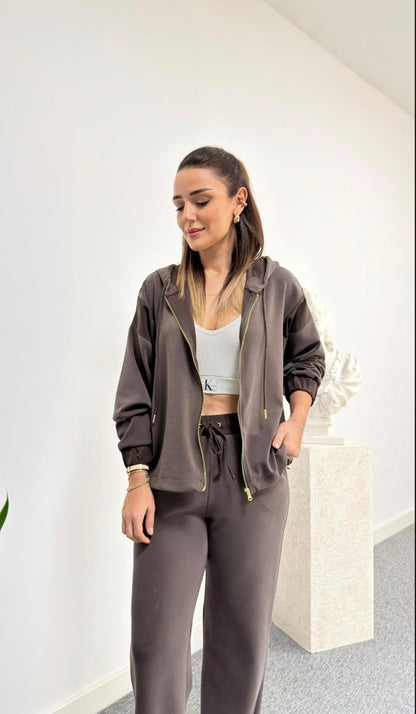 Network Oysho fabric tracksuit with Parachute details